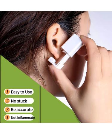 Disposable Self Ear Piercing Kit with 8 CZ Ear Studs - Safe Piercing Tools - Style2 - Buy Online on GoSupps.com