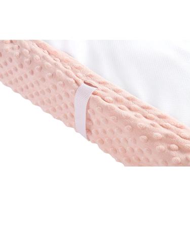 Solid Changing Table Pad Cover Cradle Sheet  Fits 32"/34''x16" Contoured Diaper Changing Pad  Ultra Soft Cozy Minky Dots Plush Changing Table Covers  Breathable Wipeable Removable (Light Pink) - Buy Online on GoSupps.com
