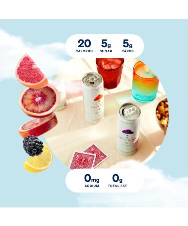 Cloud Water Organic Infused Sparkling Water with Immunity Support - 12-Pack Variety Pack, Low Sugar & Calorie - 100% RDI Vitamin D3 & Zinc - 12 oz - Buy Online on GoSupps.com