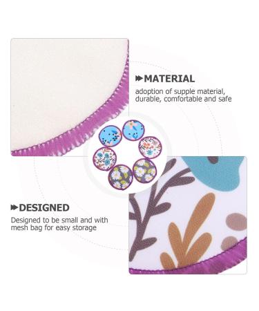 VILLCASE 6Pcs Professional Breastfeeding Cushions | Anti-Overflow Breast Pads for Moms - 10cm Polyester Cotton & TPU Coated Cloth - Buy Online on GoSupps.com