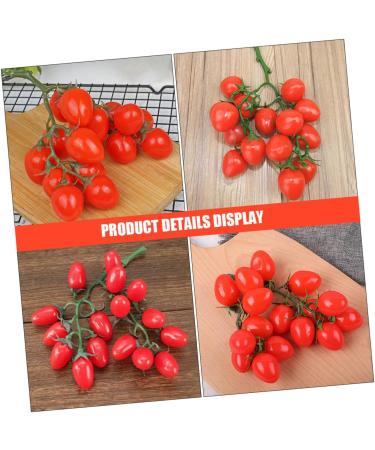 Alipis Simulated Small Tomatoes Fruit Home Decor Cherry Photography Props Party Decor Home Ornament Home Supplies Red Household Early Teaching Aids Foam Red 4.00X2.00X2.00CM - Buy Online on GoSupps.com