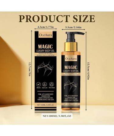 Dongcill Magic Body Life Magic Body Strafting Oil Glow Remedy Oil body firming massage oil nongreasy nonsticky body oil for all skin types for smooth and firm skin 100 ml - Buy Online on GoSupps.com