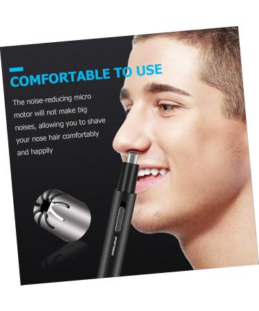 FOMIYES Electric Nose Hair Trimmer & Face Shaver for Men - Rechargeable Personal Care Device - Compact & Efficient Razor Cleaner - Black 13x1.6cm - Buy Online on GoSupps.com