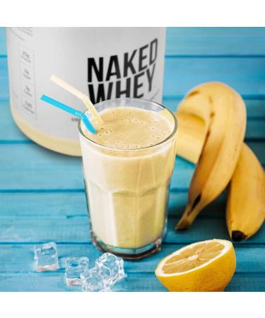 Naked Vanilla Whey Protein 1LB - All Natural Grass Fed Protein Powder with Vanilla & Coconut Sugar - GMO-Free, Soy Free, Gluten Free - Muscle Growth & Recovery - 12 Servings, 1 Pound - Buy Online on GoSupps.com