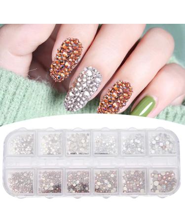 Rhinestones Nail Rhinestones Manicure Rhinestones Nail Art Accessory Nail Art Learners(Rhinestone 8#) - Buy Online on GoSupps.com
