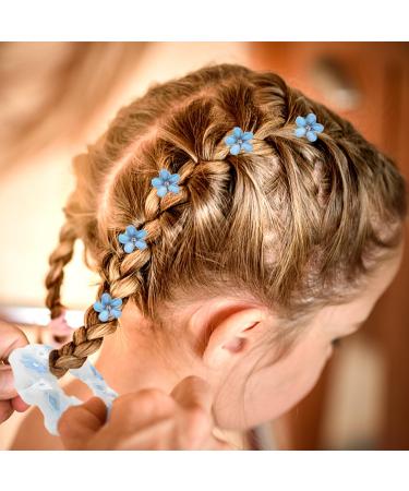 10 pieces of flower hairpin 2 pieces of hair rope hair flower clip ladies flower hair accessories mini flower claw clip hair accessories crystal flower hairpin - Buy Online on GoSupps.com