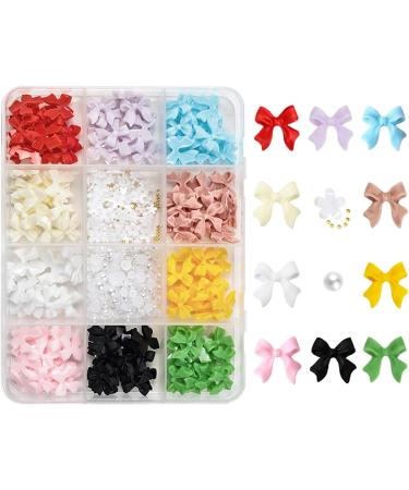 1Box 3D Acrylic Flowers Butterfly Bear Nails Art Shapes Jewelry Accessories Decoration Crafting 05style - Buy Online on GoSupps.com