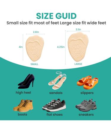 Buy Welnove Ball of Foot Cushions - 6 Pairs High Heel Comfort Pads Gel Metatarsal Pads for Women Pain Relief & All-Day Comfort - Anti-Slip Design - Buy Online on GoSupps.com