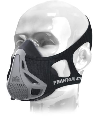 Phantom Athletics Training Mask - Endurance Training for More Performance in Sports Grey M