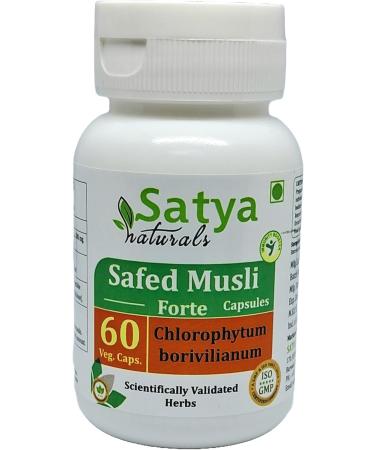 Safed Musli Capsule 500 mg. 60 Count (Chlorophytum arundinaceum) (Pack of 4) - Buy Online on GoSupps.com