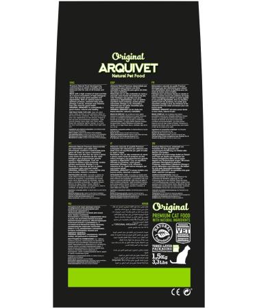 Arquivet-Original - Adult - Cat Food - Salmon and Rice - 1.5 kg - Buy Online on GoSupps.com