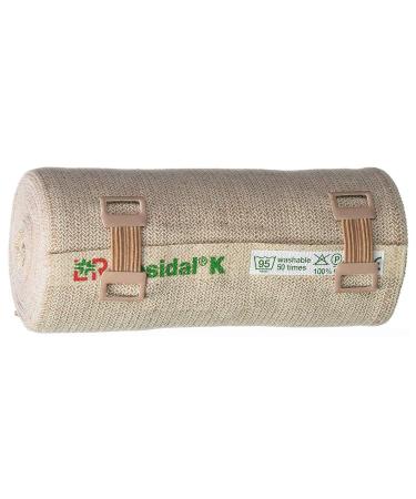 Lohmann & Rauscher-58403 Rosidal K Short Stretch Compression Bandage, For Use In The Management of Acute & Chronic Lymphedema, Edema, & Venous Insufficiency, 3.14" x 5.5 Yards (8cm x 5m), 1 Roll 8cm x 10m 1 Roll