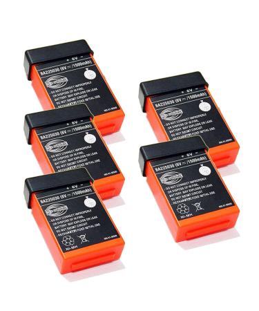 5 Pack 6V HBC Radiomatic BA225030 Ni-Mh Battery for HBC Crane Remote Control Pump Truck Battery 1500mAh