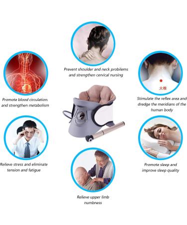 Buy Adjustable Inflatable Neck Support - Cervical Traction Device Breathable & Easy-to-Wear for At Home Relief - International Shipping Available - Buy Online on GoSupps.com