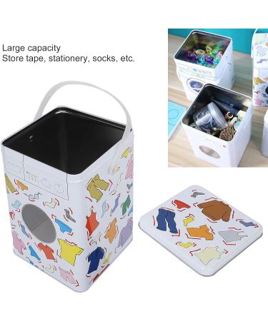 Laundry Pod Container Washing Machine Design Laundry Detergent Powder Storage Tin Box Underwear Socks Organizer for Laundry Room - Buy Online on GoSupps.com