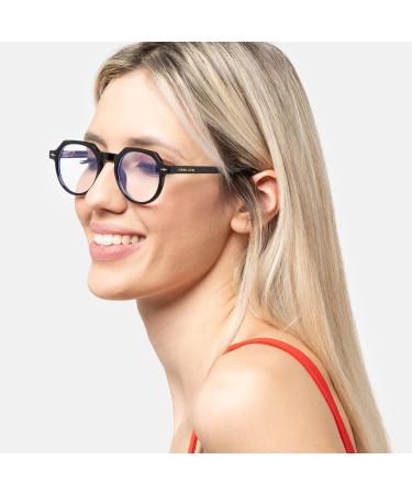 HERLING Blue Light Glasses - Merrick BlueBlock Acetate & Black | Reduce Eye Strain & Enhance Vision - Buy Online on GoSupps.com