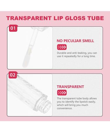 Housoutil Lot de 6 Tubes Vides pour Brillant L vres 3 Ml Flacons Transparents en Plastique Inject R cipient Compact et tanche pour Fabrication DIY de Gloss L vres Usage Maquillage - Buy Online on GoSupps.com