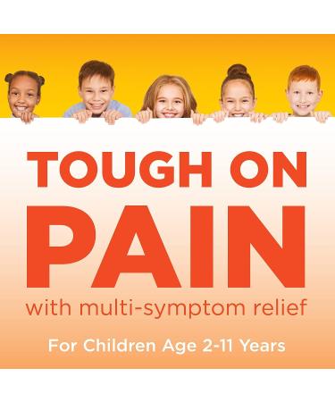 Amazon Basic Care Children's Ibuprofen Oral Suspension 100 mg/5mL Pain & Fever Relief Berry Liquid Medicine 8 Fl Oz - Buy Online on GoSupps.com