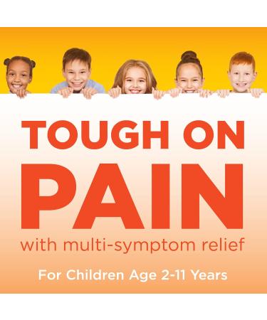 Amazon Basic Care Children's Ibuprofen Oral Suspension Syrup 100 mg per 5 mL, Pain Reliever and Fever Reducer (NSAID), Non-Staining Dye-Free Berry Flavor, 4 fl oz (Pack of 1) - Buy Online on GoSupps.com