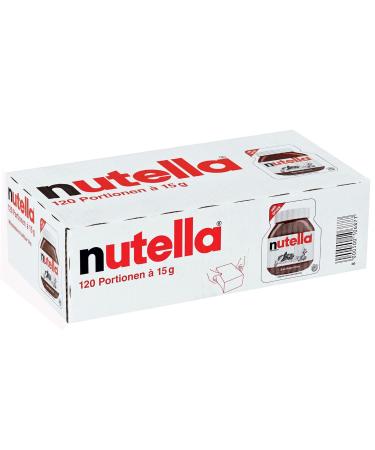 Buy Nutella Portions 120x15g Individually Wrapped Chocolate Hazelnut Spread | International Shipping Available - Buy Online on GoSupps.com