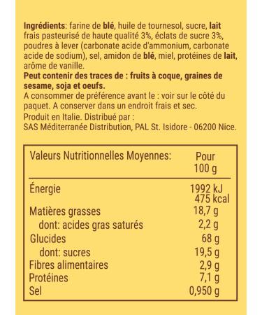 Mulino Bianco Galletti 100% Italian Premium Quality Fresh Milk Biscuits New Recipe Made with Flour from Sustainable Agriculture 1 Pack of 350 g - Buy Online on GoSupps.com