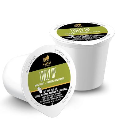 Marley Coffee Lively Up Organic Dark Roast (24 Count) A1399 24 Count (Pack of 1) Organic Expresso Roast Coffee - Buy Online on GoSupps.com
