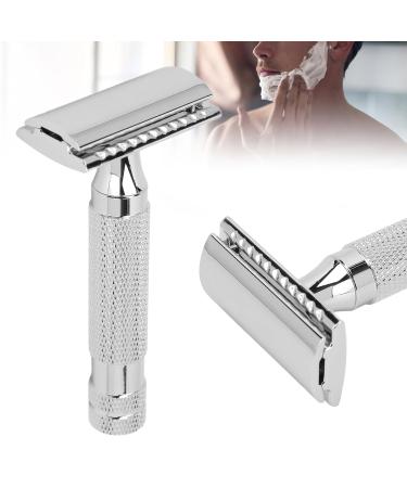 Premium Double-Edged Safety Barschneider Handle - Reusable Metal Cutter for Men's Beard Styling - Buy Online on GoSupps.com