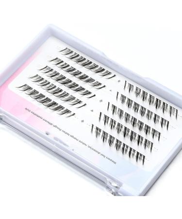 Manga Lashes Natural Look Individual Lash Wispy Silky Anime Eyelashes Cluster Japanese Cosplay False Eyelashes Reusable Look Like Extensions DIY At Home(Fox eye style 1) - Buy Online on GoSupps.com
