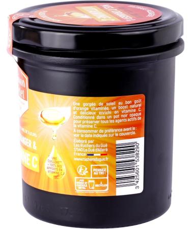 Maison Cr tet | Orange Honey and Vitamin C | Made in France | Opaque Black Glass Jar | Preparation in 400g Jar - Buy Online on GoSupps.com