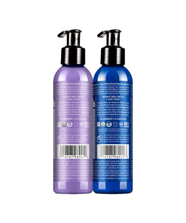Dr. Bronner's Organic Hair Cr me Variety Pack - Lavender Coconut & Peppermint - 6 oz Leave-In Conditioner and Styling Cream | Organic Oils for Shine and Strength - Non-GMO - Buy Online on GoSupps.com