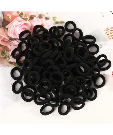 100 Pieces Soft Cotton Mini Hair Ties | No Metal Elastic Bands for Kids & Babies - Perfect for Little Girls - Buy Online on GoSupps.com