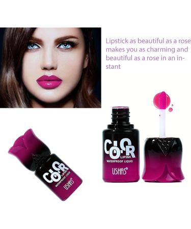 Lip balm lipstick to create soft full healthy and moist lips moisturizing lip gloss lasting non-stick cup girl's professional lipstick cosmetic matte color purple - Buy Online on GoSupps.com