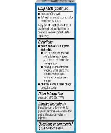 Bausch & Lomb Alaway Eye Itch Relief Drops - Pack of 6 | Fast International Shipping - Buy Online on GoSupps.com