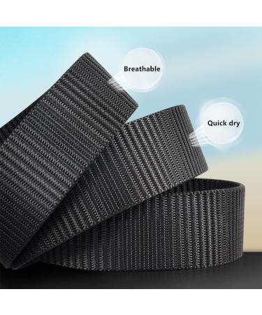 Ginwee 5 Pack Nylon Military Tactical Web Belts - Durable Outdoor Belt with Plastic Buckle - Buy Online on GoSupps.com