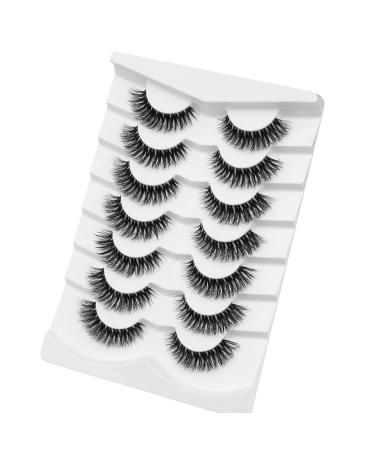 3D Clear Band False Eyelashes | Cat Eye Wispy & Natural Look | Soft Reusable 7 Pair | Happy Heartbeat No. 197 - International Shipping Available - Buy Online on GoSupps.com