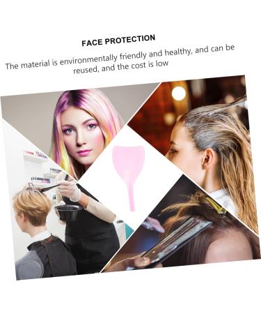 BESTYASH Masque De Coiffure Transparent 4 Pi ces Bouclier Protection Visage Et Yeux Accessoires Coloration Cheveux Usage Salon Et Domicile Mat riau Solide Couleur Al atoire - Buy Online on GoSupps.com