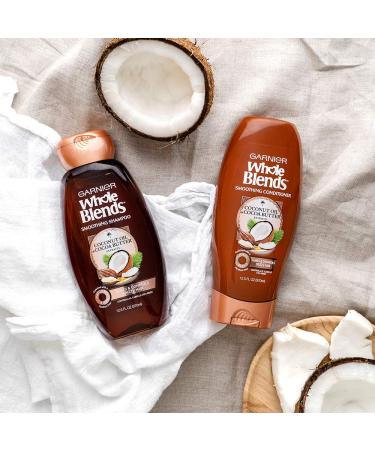 Garnier Whole Blends Coconut Oil & Cocoa Butter Smoothing Oil - 3.4 fl oz (100 ml) - Buy Online on GoSupps.com