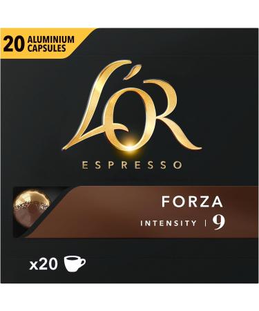  L'Or Espresso L'Or Espresso Coffee - 200 Forza Capsules Intensity 9 - Nespresso * compatible (pack of 10 x 20) - Buy Online on GoSupps.com