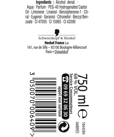 Mont St Michel - Eau de Cologne - Ambr e Authentique - Flacon 750 ml' - Buy Online on GoSupps.com