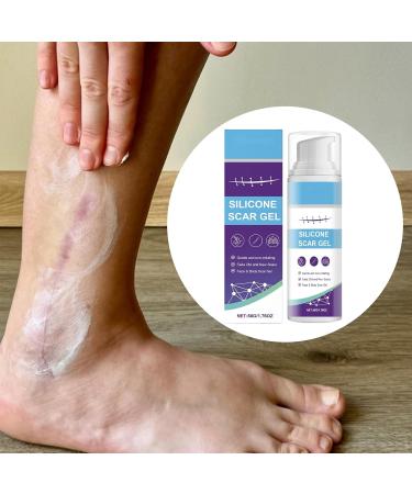Scar Gel for Face Reducing Scar Gel 50g Stain Remover and Skin Soothing for Wounds and Burns Suitable for Daily Use and Various Situations for Women and Men - Buy Online on GoSupps.com