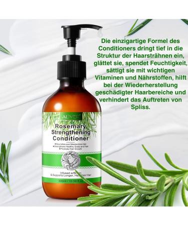 P-Beauty Rosemary Conditioner - 1x300ml for damaged and dry hair | Conditioner for hair growth and scalp care | Rosemary Mint | Hair care - Buy Online on GoSupps.com