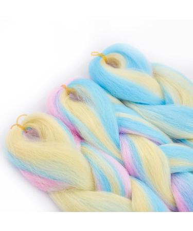 Fanwyfyu Jumbo Braid Synthetic Hair - 24 Inch Kanekalon Braiding Extensions (3 Pack) for Crochet Twists - DB-MC14 - Buy Online on GoSupps.com