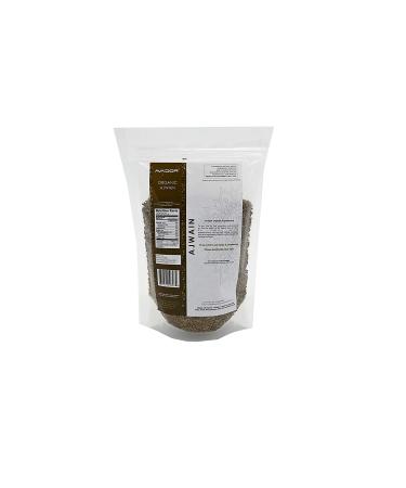 AVADOR Organic Ajwain Seeds 200g - USDA Certified, Digestion Support, Non-GMO & Gluten-Free Indian Spice - Buy Online on GoSupps.com