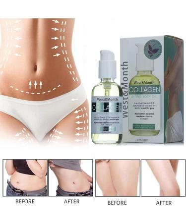 Zonewd Collagen Oil - 50ml Moisturizing Body Oil for Skin Tightening | Lifting Oil for Neck Stomach Thighs & More - Best Body Moisturizer - Buy Online on GoSupps.com