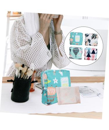 PLAFOPE 4pcs Sanitary Napkin Storage Bag - Multi-function Organizer for Teens and Nursing Moms | Tampon Purse & Makeup Organiser - Buy Online on GoSupps.com