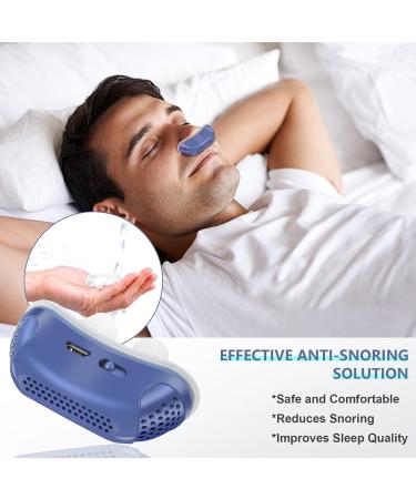 Double Vortex Anti Snoring Device - Effective Solution for Men and Women - Adjustable and Breathable - Better Sleep Guaranteed - Buy Online on GoSupps.com