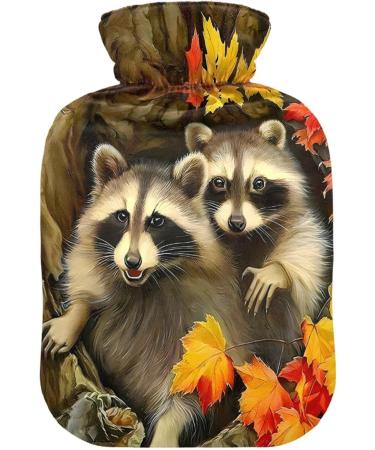 Buy Naanle Ahorn Raccoon Heat Bottle - 1L Transparent Hot Water Bottle for Pain Relief & Therapy | Hand & Foot Warmer - International Shipping - Buy Online on GoSupps.com