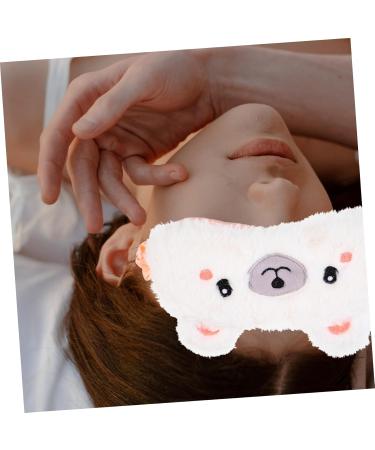 FRCOLOR 3pcs Plush Eye Masks - Cute Sleeping Eye Shades for Party Supplies & Travel | Block Out Light with Stylish Cotton Goggles - Buy Online on GoSupps.com