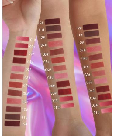  Lestpola Matte Crayon Lipstick Pencil 2-in-1 Waterproof Lip Liner Long-Lasting Non-Stick Cup Smooth Texture High Pigmentation Matte Velvet Lip Contour Makeup for Women - Buy Online on GoSupps.com