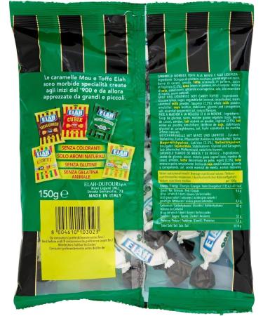 Shop 3x Elah Toff Mentaliquirizia - 900 Peppermint Liquorice Candies | 150g International Shipping - Buy Online on GoSupps.com